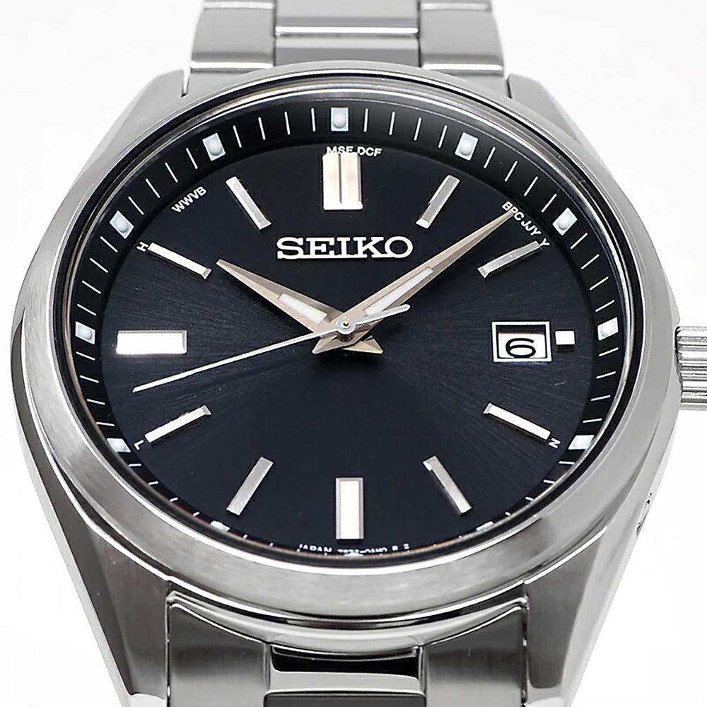 セイコー セレクション Sシリーズ SBTM323 メンズ 腕時計 ソーラー 電波 ブラック 日本製