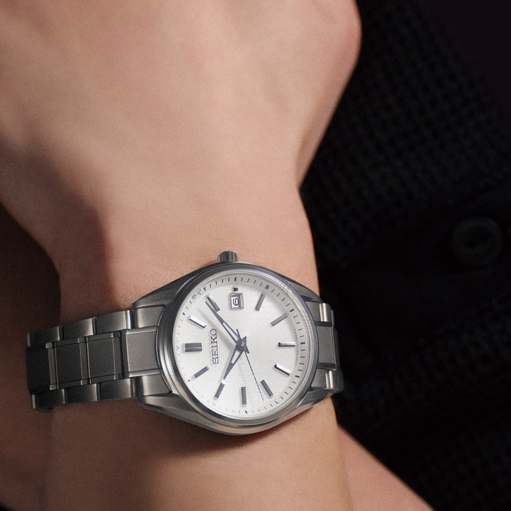 射美 SILVER セイコー セレクション Sシリーズ プレミアム SBTM337 メンズ ソーラー