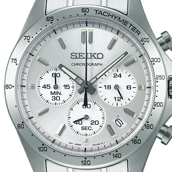 セイコー セレクション SPIRIT スピリット 8Tクロノ SBTR009 メンズ 腕時計 クオーツ クロノグラフ 横型 シルバー