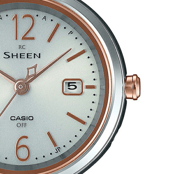 カシオ シーン SHW-5400DSG-7AJF レディース 腕時計 電波ソーラー ピンクゴールド シルバー 国内正規品 SHEEN