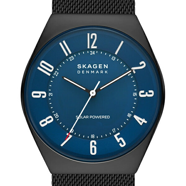 スカーゲン GRENEN グレーネン SKW6837 メンズ 腕時計 ソーラー アナログ メッシュバンド ミッドナイト 国内正規品