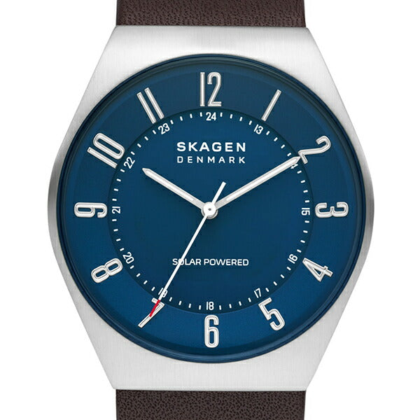 スカーゲン GRENEN グレーネン SKW6838 メンズ 腕時計 ソーラー アナログ 革ベルト エスプレッソ 国内正規品