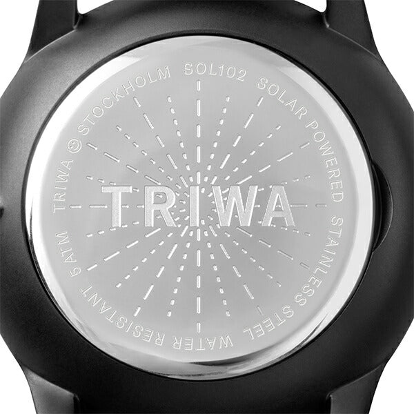 TRIWA トリワ TIME FOR SOLAR タイムフォーソーラー SOL102-CL080112 メンズ レディース 腕時計 ソーラー リサイクルキャンバス ブラック