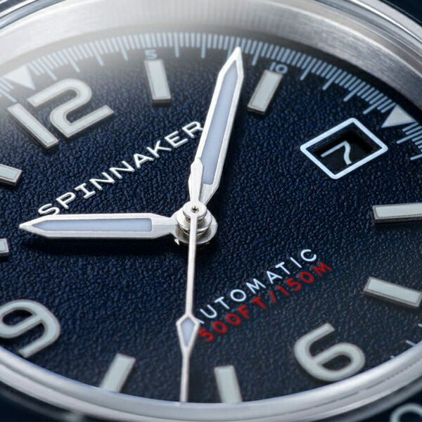 SPINNAKER スピニカー FLEUSS フルース SP-5055-08 メンズ 腕時計 メカニカル 自動巻き ブルーダイヤル ブラウン 革ベルト