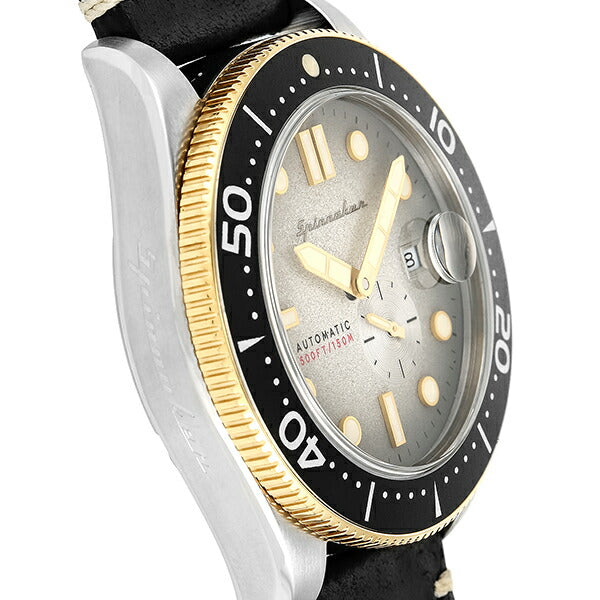 SPINNAKER スピニカー CROFT クロフト SP-5058-0A メンズ 腕時計 メカニカル 自動巻 革ベルト ホワイト