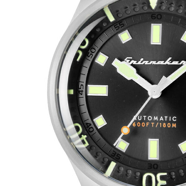 SPINNAKER スピニカー BRADNER ブラッドナー SP-5062-02 メンズ 腕時計 メカニカル 自動巻 革ベルト ブラック