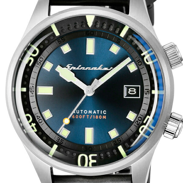 SPINNAKER スピニカー BRADNER ブラッドナー SP-5062-03 メンズ 腕時計 メカニカル 自動巻 革ベルト ブルー