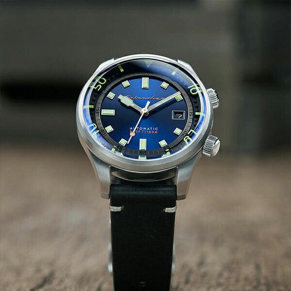 SPINNAKER スピニカー BRADNER ブラッドナー SP-5062-03 メンズ 腕時計 メカニカル 自動巻 革ベルト ブルー