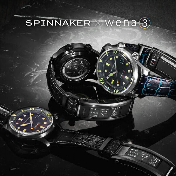 SPINNAKER スピニカー BRADNER ブラッドナー wena 3 搭載モデル SP-5062-WN-04 メンズ 腕時計 メカニカル 自動巻き 革ベルト