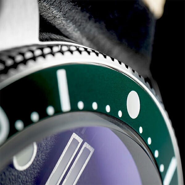 SPINNAKER スピニカー CROFT MID-SIZE クロフト ミッドサイズ ダイバーズ SP-5100-02 メンズ 腕時計 メカニカル 自動巻 革ベルト ブラック