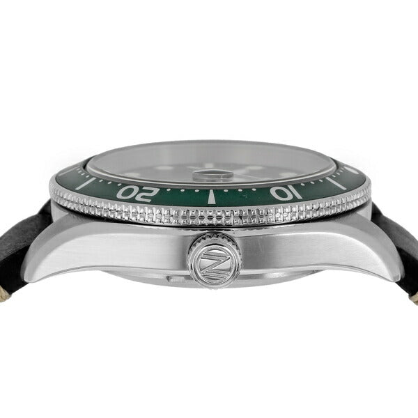 SPINNAKER スピニカー CROFT MID-SIZE クロフト ミッドサイズ ダイバーズ SP-5100-02 メンズ 腕時計 メカニカル 自動巻 革ベルト ブラック