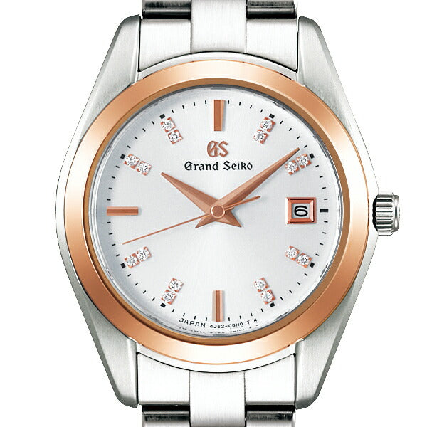 グランドセイコー クオーツ レディース 腕時計 STGF274 ホワイト ダイヤモンド メタルベルト 18Kピンクゴールド