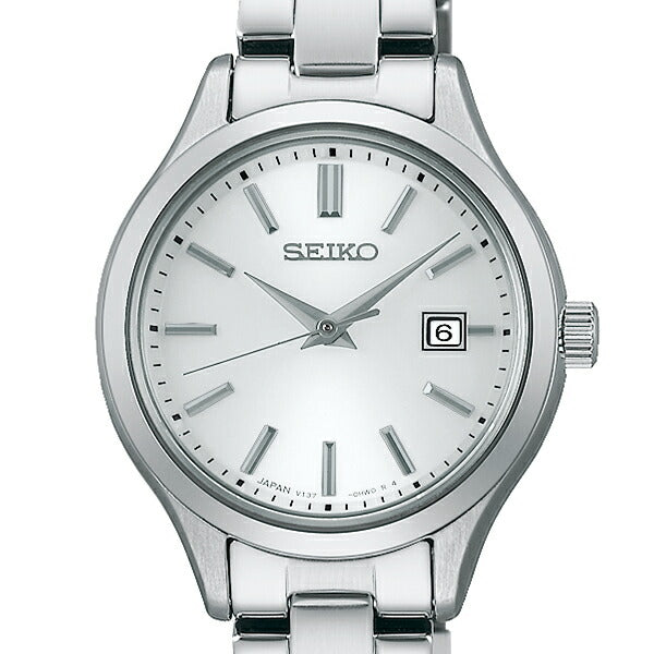 セイコー セレクション Sシリーズ ペア STPX093 レディース 腕時計 ソーラー 3針 カレンダー ホワイト