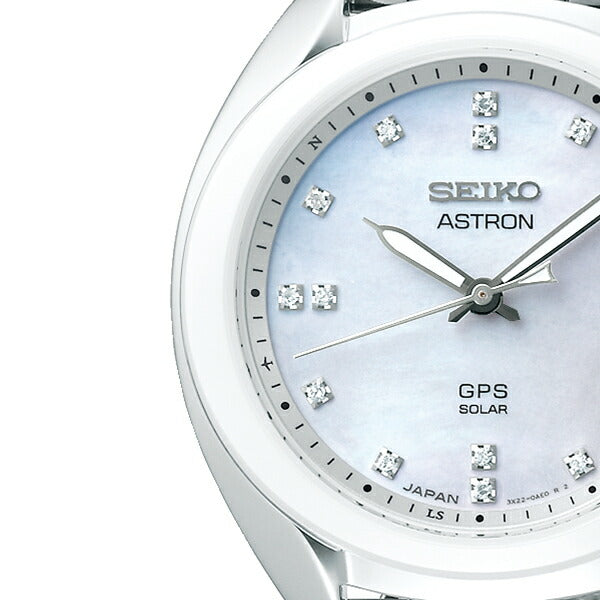 セイコー アストロン レディース 3Xシリーズ STXD009 レディース 腕時計 ソーラー GPS衛星電波 セラミックスベゼル ホワイト【コアショップ専売】