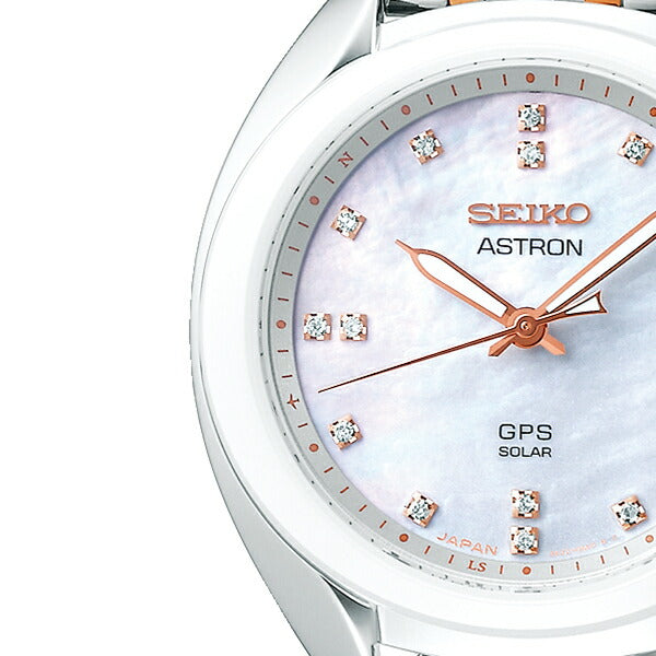 セイコー アストロン レディース 3Xシリーズ STXD011 レディース 腕時計 ソーラー GPS衛星電波 セラミックスベゼル ホワイト【コアショップ専売】