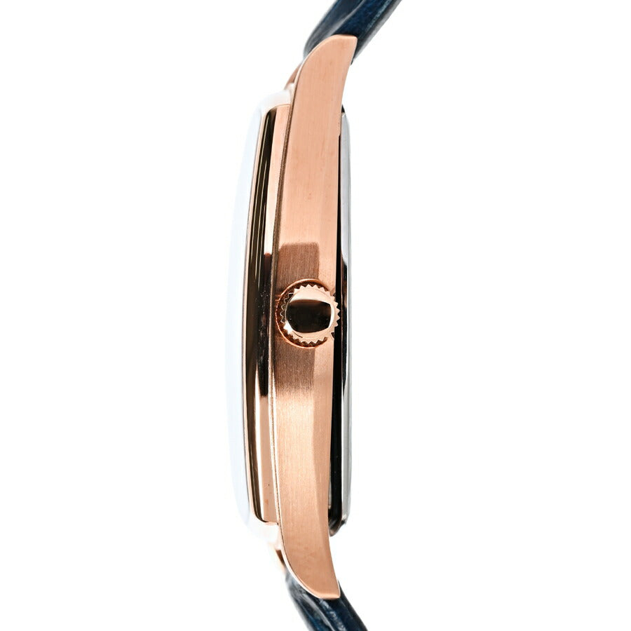 サクスニーイザック 3針モデル トノー SY15207-BL メンズ 腕時計 クオーツ 革ベルト ブルー LB2024