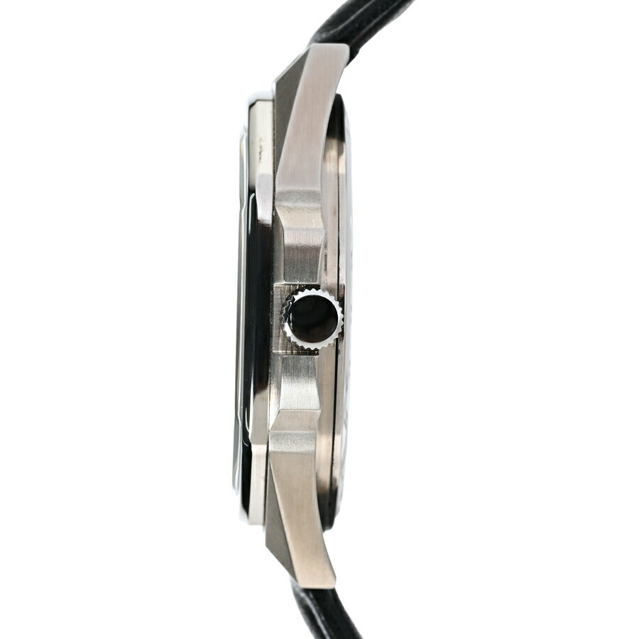 サクスニーイザック 3針モデル オクタゴン SY15209-BK2 メンズ 腕時計 クオーツ 革ベルト ブラック LB2024