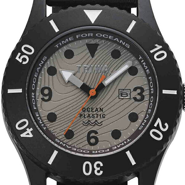 TRIWA トリワ TIME FOR SUB OCEANS タイムフォーオーシャンズ 日本限定モデル CAMP カーキ TFO221-CL150912-J メンズ 腕時計 クオーツ 海洋リサイクルプラスチック
