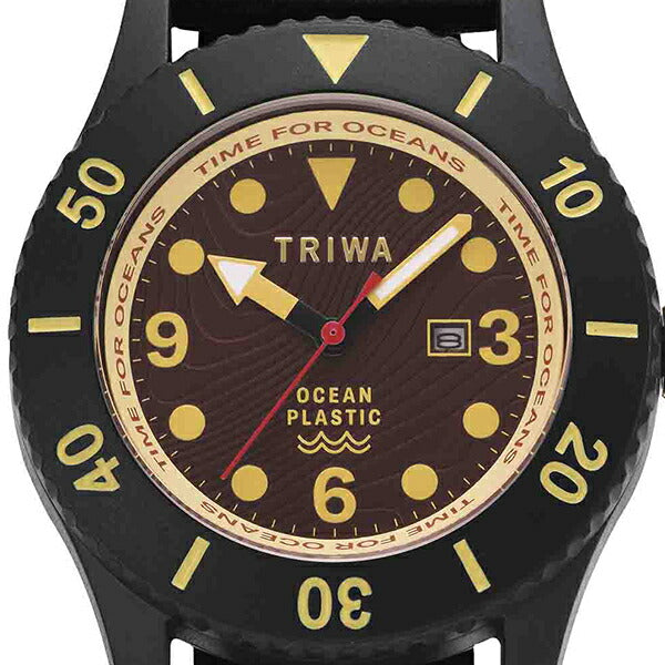 TRIWA トリワ TIME FOR SUB OCEANS タイムフォーオーシャンズ 日本限定モデル CAMP ブラウン TFO224-CL150101-J メンズ 腕時計 クオーツ 海洋リサイクルプラスチック