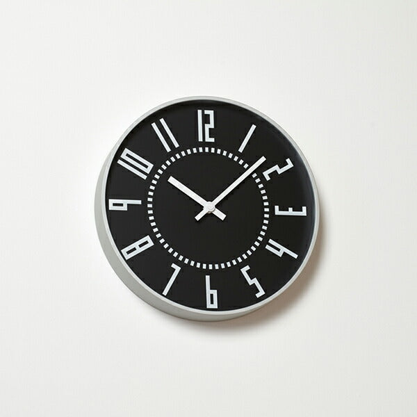 タカタレムノス デザインオブジェクト eki clock エキ クロック 掛時計 クオーツ 電池式 ブラック 五十嵐 威暢 TIL16-01BK