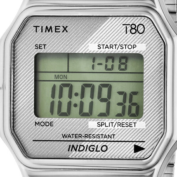 タイメックス TIMEX 80 エイティ ブレスレットタイプ TW2R79300 メンズ レディース 腕時計 電池式 デジタル シルバー