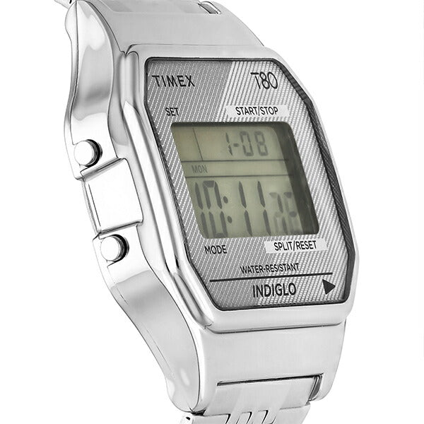 タイメックス TIMEX 80 エイティ ブレスレットタイプ TW2R79300 メンズ レディース 腕時計 電池式 デジタル シルバー