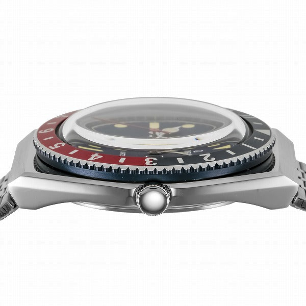 タイメックス TIMEX Q 復刻モデル TW2T80700 メンズ 腕時計 クオーツ 電池式 メタルバンド デイデイト ネイビー シルバー 雑誌掲載