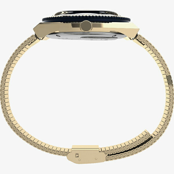 タイメックス Q TIMEX キュータイメックス TW2U62000 メンズ 腕時計 電池式 クオーツ デイデイト ゴールド ネイビー