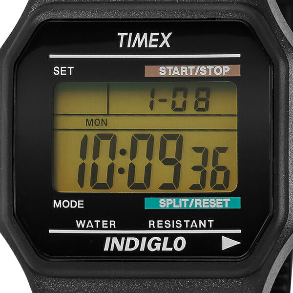 タイメックス クラシックデジタル 日本限定モデル TW2U84000 メンズ 腕時計 電池式 クオーツ ウレタンバンド ブラック