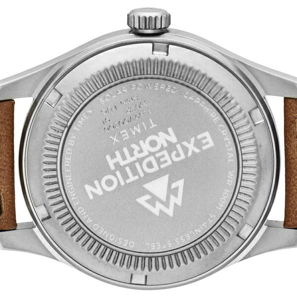 タイメックス EXPEDITION NORTH エクスペディション ノース フィールドポスト ソーラー TW2V00200 メンズ 腕時計 ブラウン革ベルト