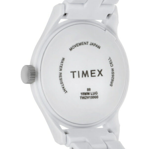 タイメックス クラシックタイルコレクション 限定モデル TW2V19900 メンズ 腕時計 電池式 クオーツ 樹脂バンド ホワイト