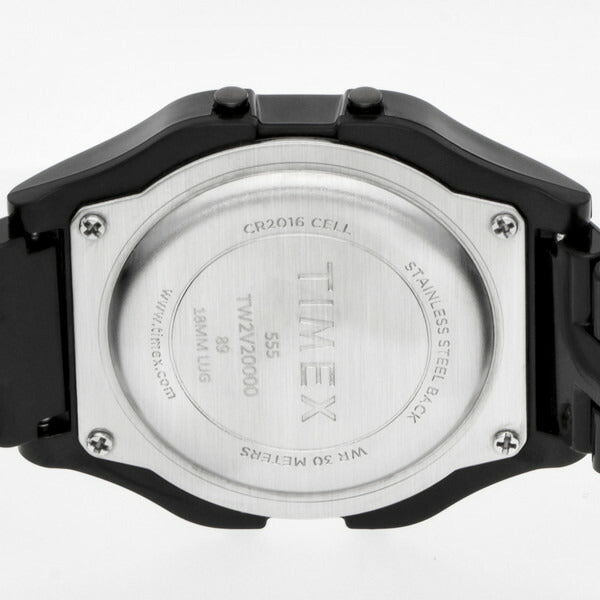 タイメックス クラシックタイルコレクション 限定モデル TW2V20000 メンズ 腕時計 電池式 クオーツ デジタル 樹脂バンド ブラック
