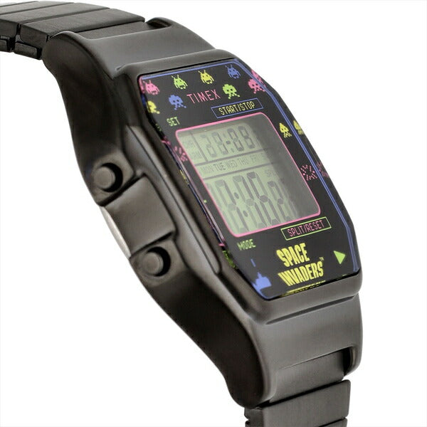 タイメックス TIMEX 80 Space Invaders WATCH スペースインベーダー コラボ 限定モデル TW2V39900 メンズ 腕時計 デジタル ブラック