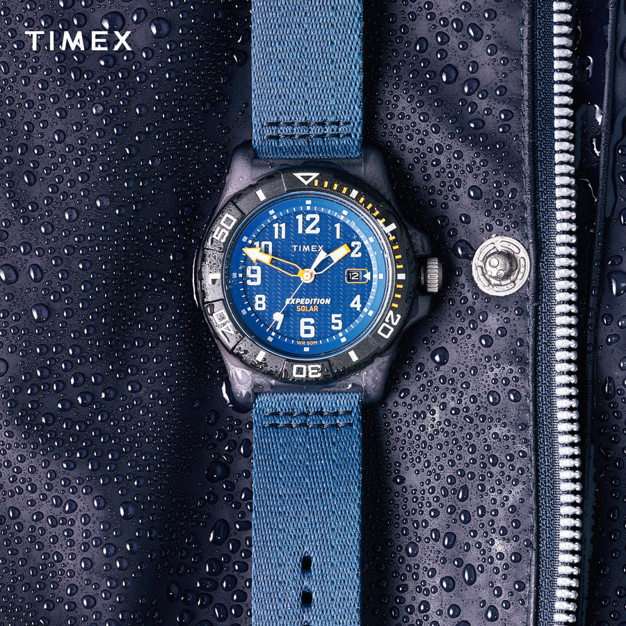 タイメックス Expedition Free-dive Ocean エクスペディション フリーダイブ オーシャン TW2V40300 メンズ 腕時計 ソーラー ナイロンバンド ブルー