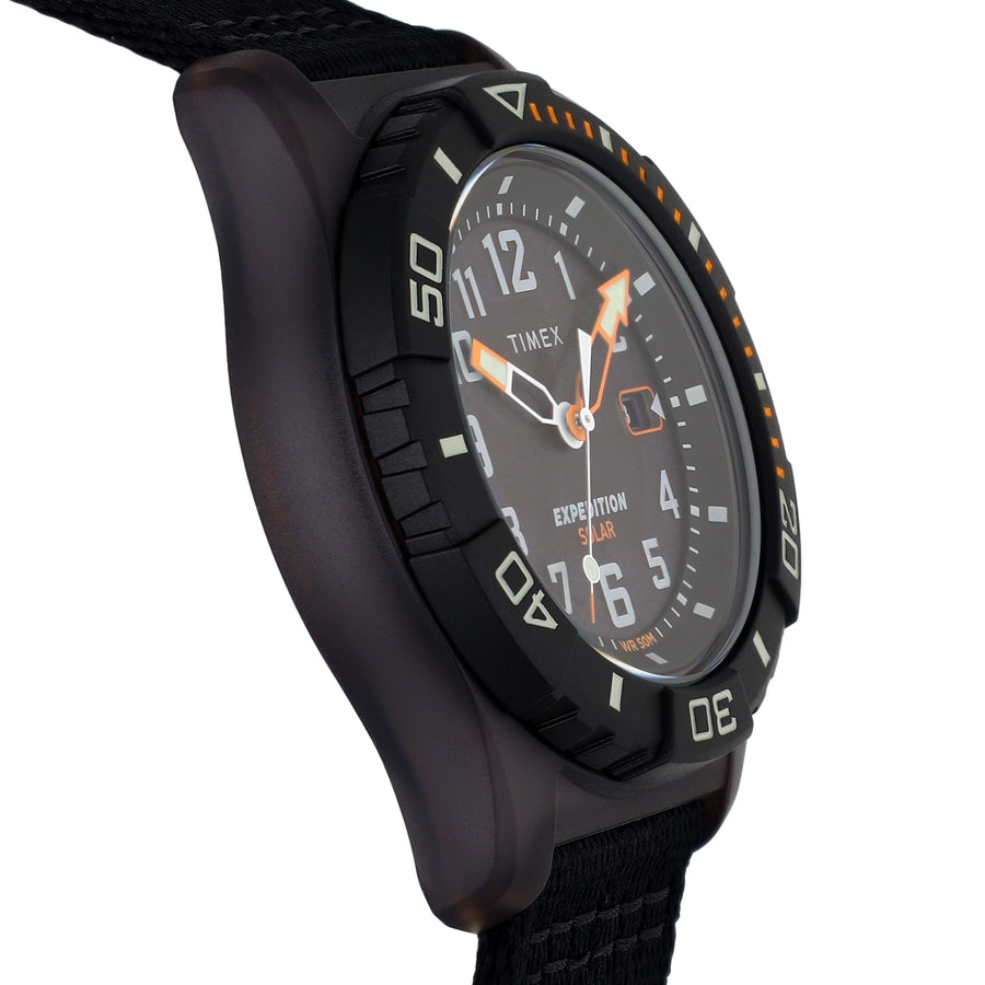 タイメックス Expedition Free-dive Ocean エクスペディション フリーダイブ オーシャン TW2V40500 メンズ 腕時計 ソーラー ナイロンバンド ブラック