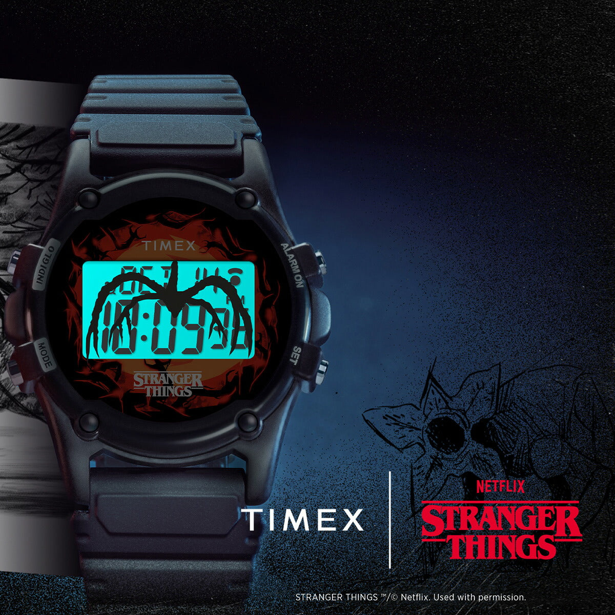 タイメックス Atlantis アトランティス Stranger Things ストレンジャー・シングス コラボレーションモデル TW2V51000 メンズ 腕時計 電池式 クオーツ デジタル