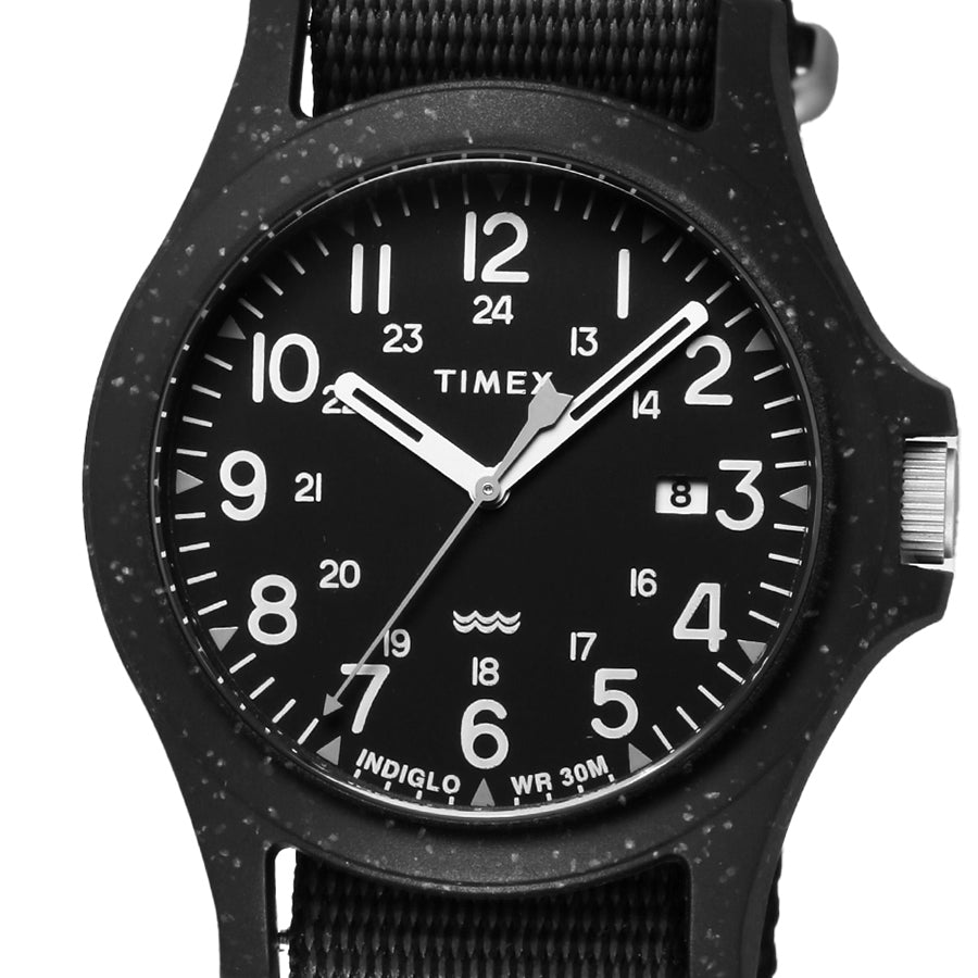 タイメックス Reclaim Ocean リクレイム オーシャン TW2V81900 メンズ レディース 腕時計 クオーツ 電池式 ナイロンバンド ブラック