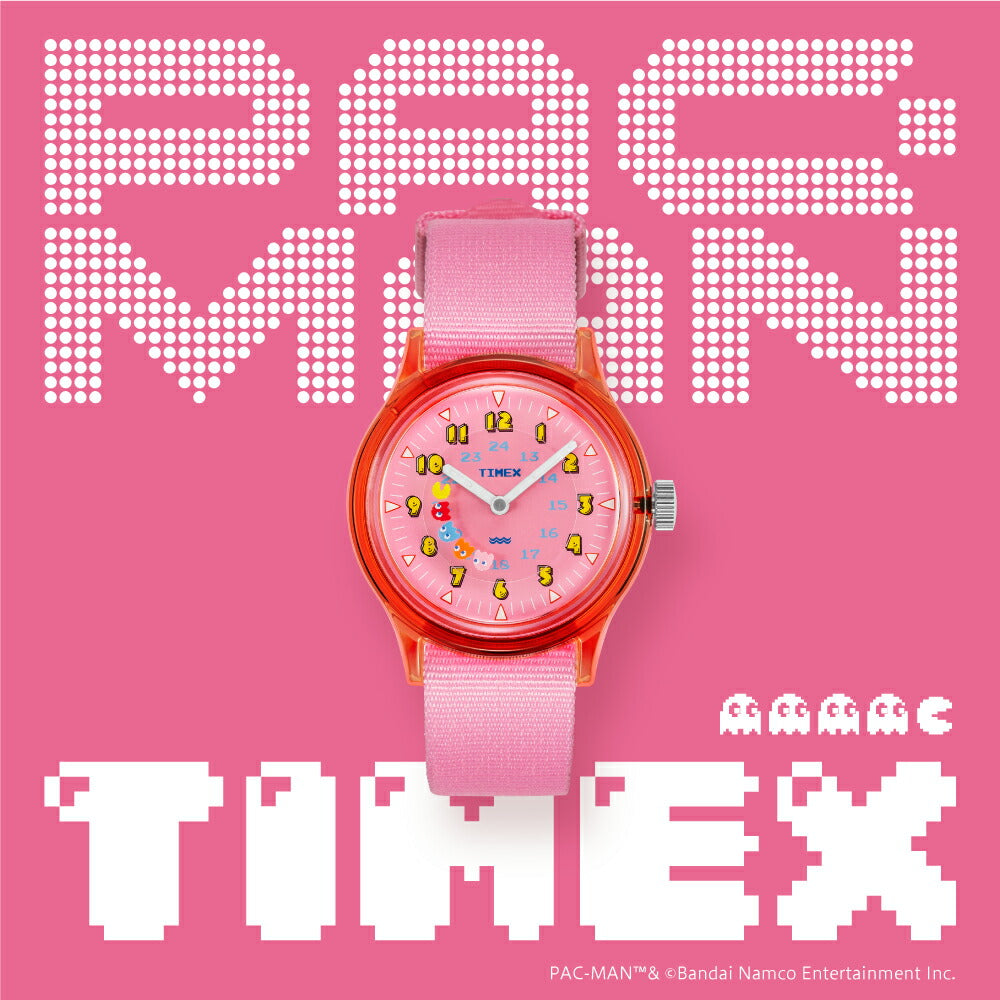 タイメックス PAC-MAN パックマン コラボレーションモデル キャンパー TW2V93900 メンズ レディース 腕時計 クオーツ 電池式 ピンク