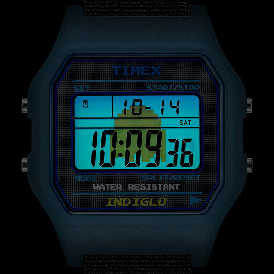 タイメックス PAC-MAN パックマン コラボレーションモデル デジタル TW2V94100 メンズ レディース 腕時計 電池式 ブルー