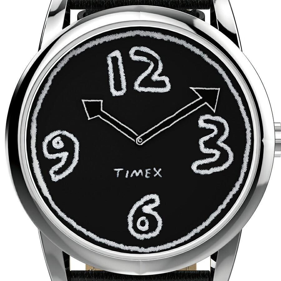 タイメックス キース・へリング コラボレーションモデル イージーリーダー TW2W25400 メンズ レディース 腕時計 クオーツ 電池式 ブラック