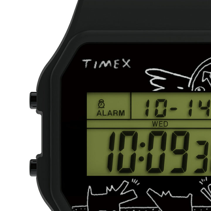 タイメックス キース・へリング コラボレーションモデル TIMEX 80 TW2W25500 メンズ レディース 腕時計 クオーツ 電池式 ブラック