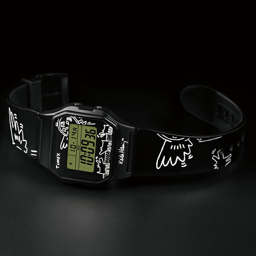 タイメックス キース・へリング コラボレーションモデル TIMEX 80 TW2W25500 メンズ レディース 腕時計 クオーツ 電池式 ブラック