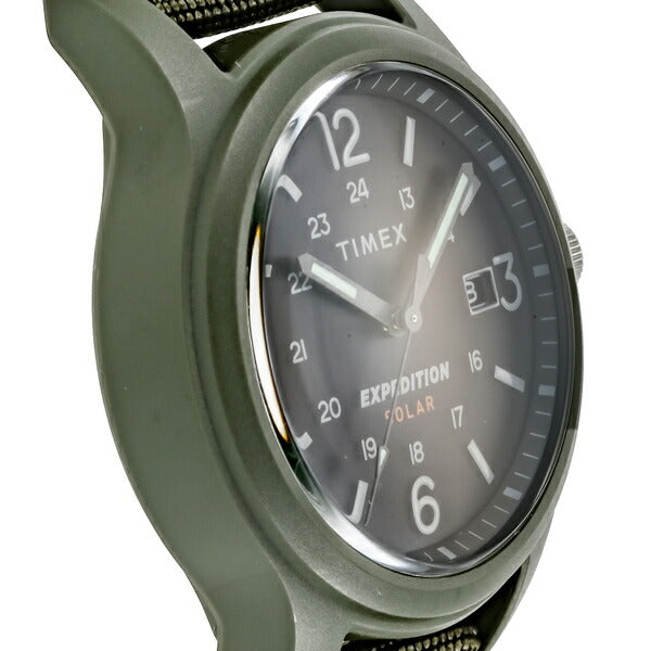タイメックス Expedition  アカディア・ソーラー TW4B18800 メンズ 腕時計 グリーンダイヤル ファブリックバンド